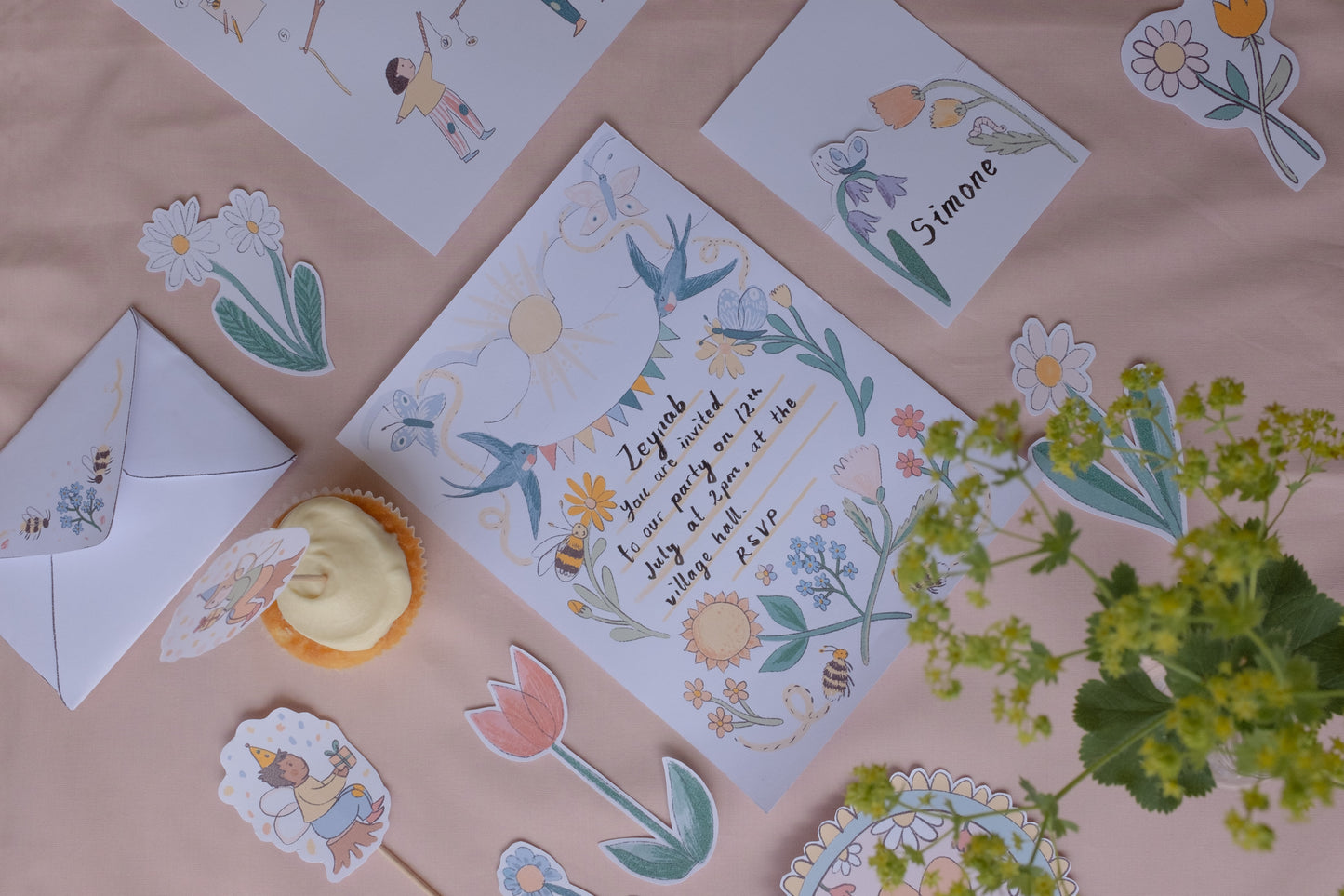 Birthday Pack - Butterflies and Bumblebees