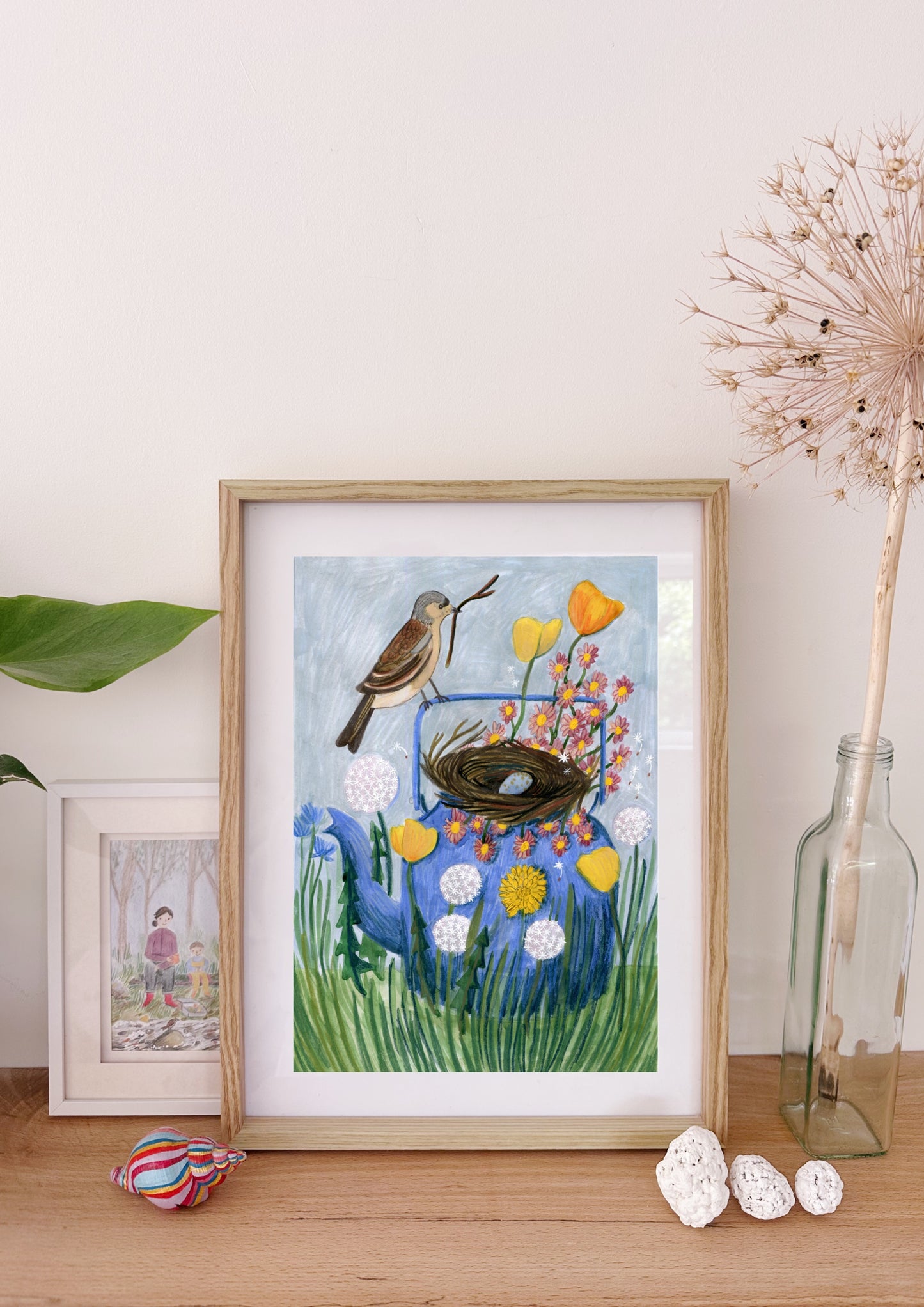 Teapot Nest A4 Print