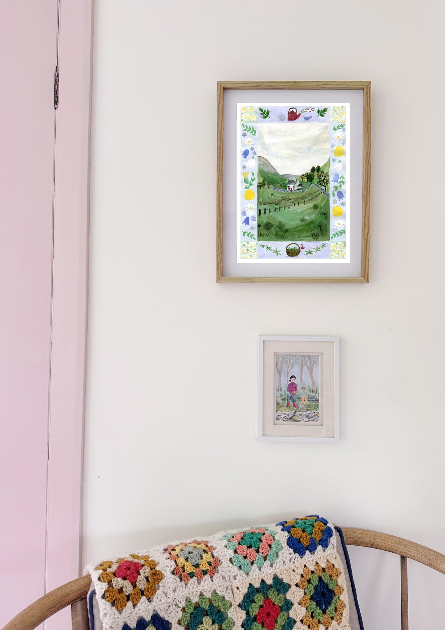 A Lake District Cottage A4 Print