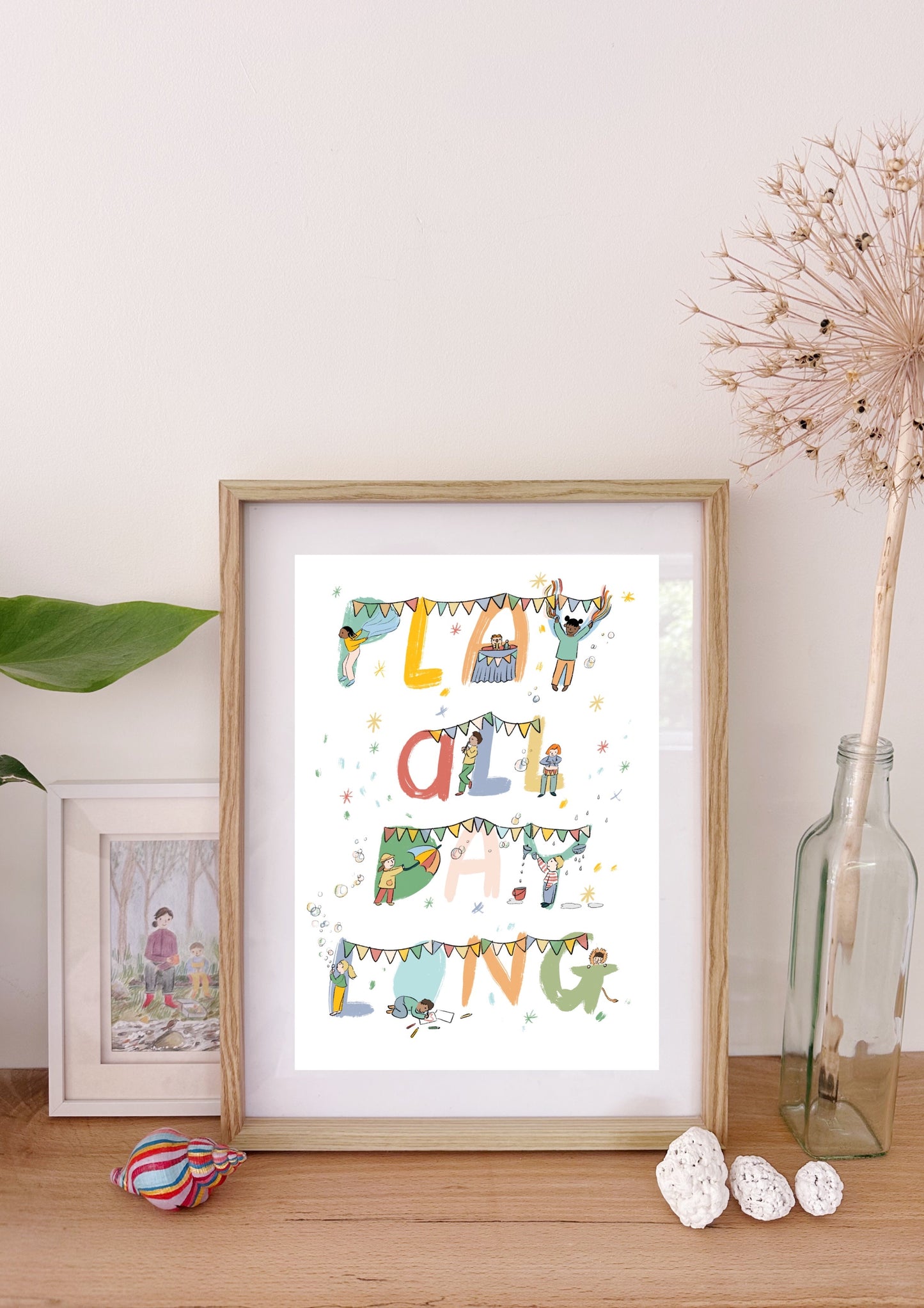 Play All Day Long A4 Print