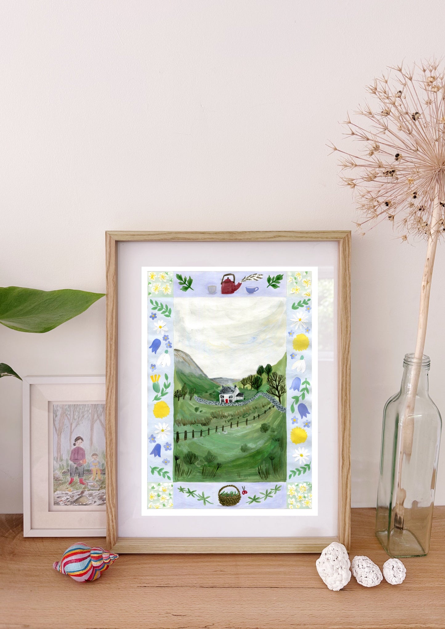 A Lake District Cottage A4 Print