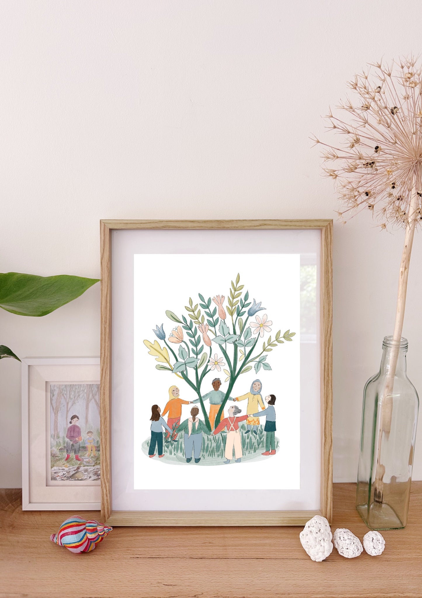 Here We Are Together A4 Print